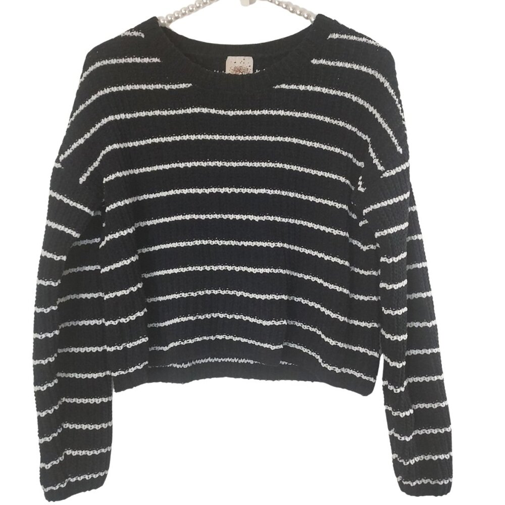Self esteem Women's Sweater Black and White Size S